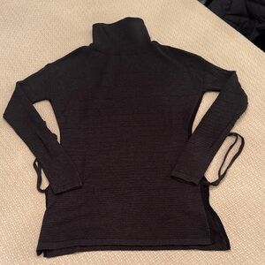Women's smartwool Grey Turtleneck Cowl Neck Sweater Size XS